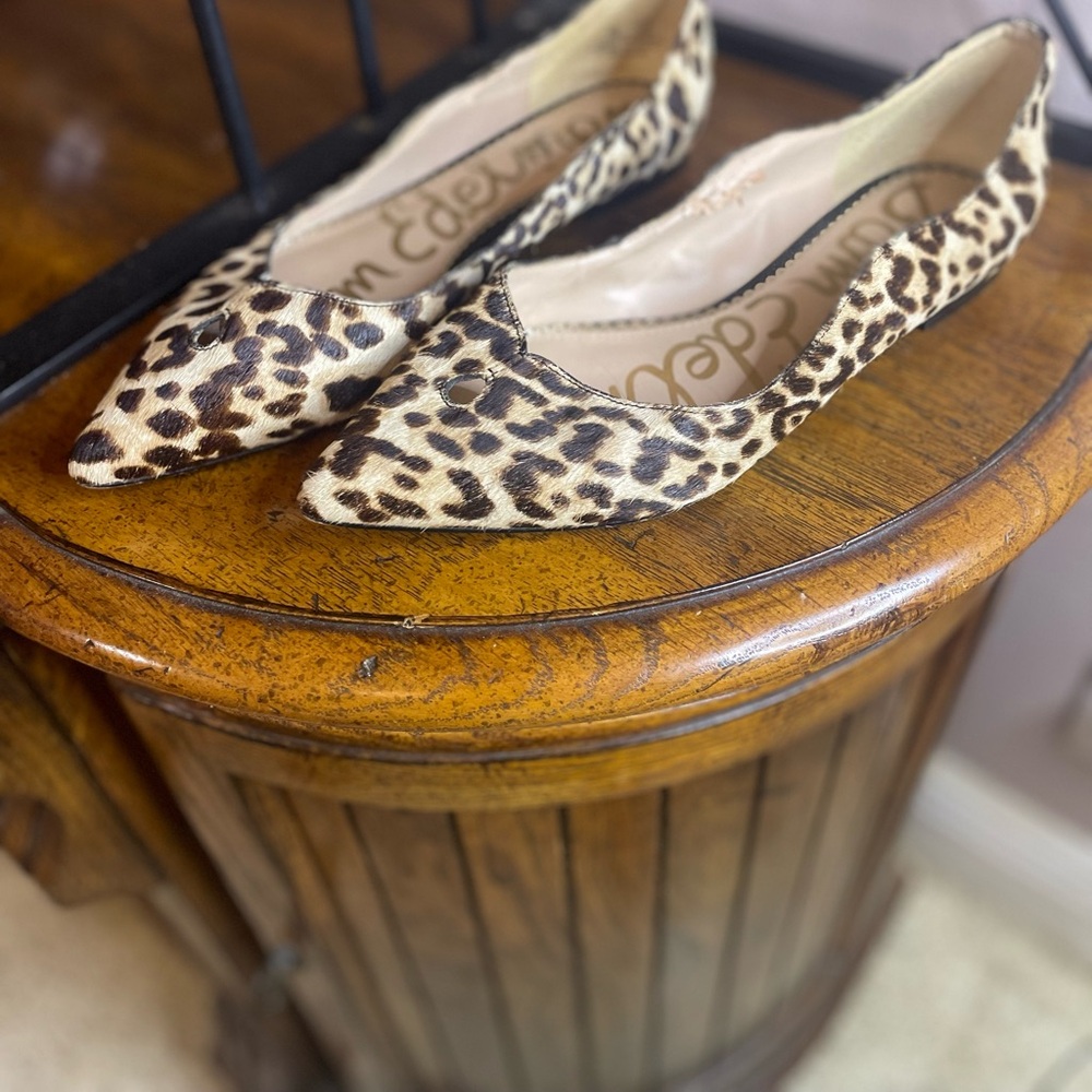Sam Edelman Animal Print Flats